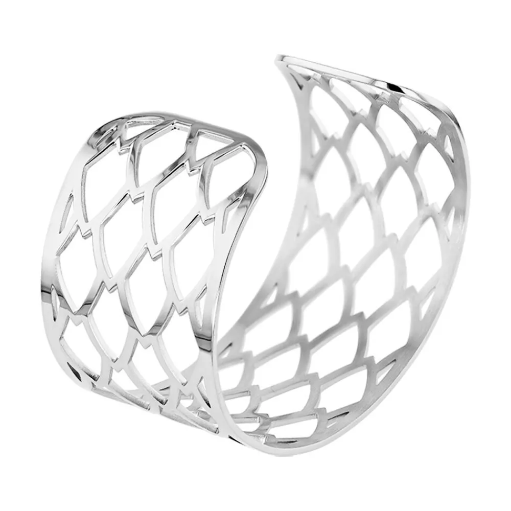 Bracelet Jonc Acier Blanc|IMAGINE