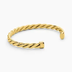 Bracelet Jonc Acier Dore Alexandru|Marc Orian Clearance