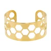 Bracelet Jonc Acier Jaune