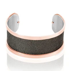 Bracelet Jonc Acier Rose