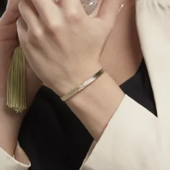 Bracelet Jonc Adelaide Plaqué Or Jaune|Marc Orian