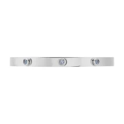 Bracelet Jonc Aleksandra Argent Blanc Oxyde De Zirconium