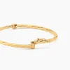 Bracelet Jonc Anaisaae Torsade Or Jaune