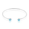 Bracelet Jonc Andriana Argent Blanc Oxyde De Zirconium