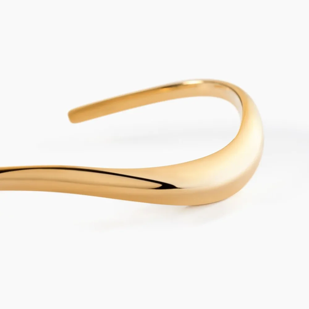 Bracelet Jonc Anselma Plaqué Or Jaune|Marc Orian Online