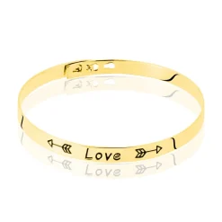 Bracelet Jonc Argent Jaune