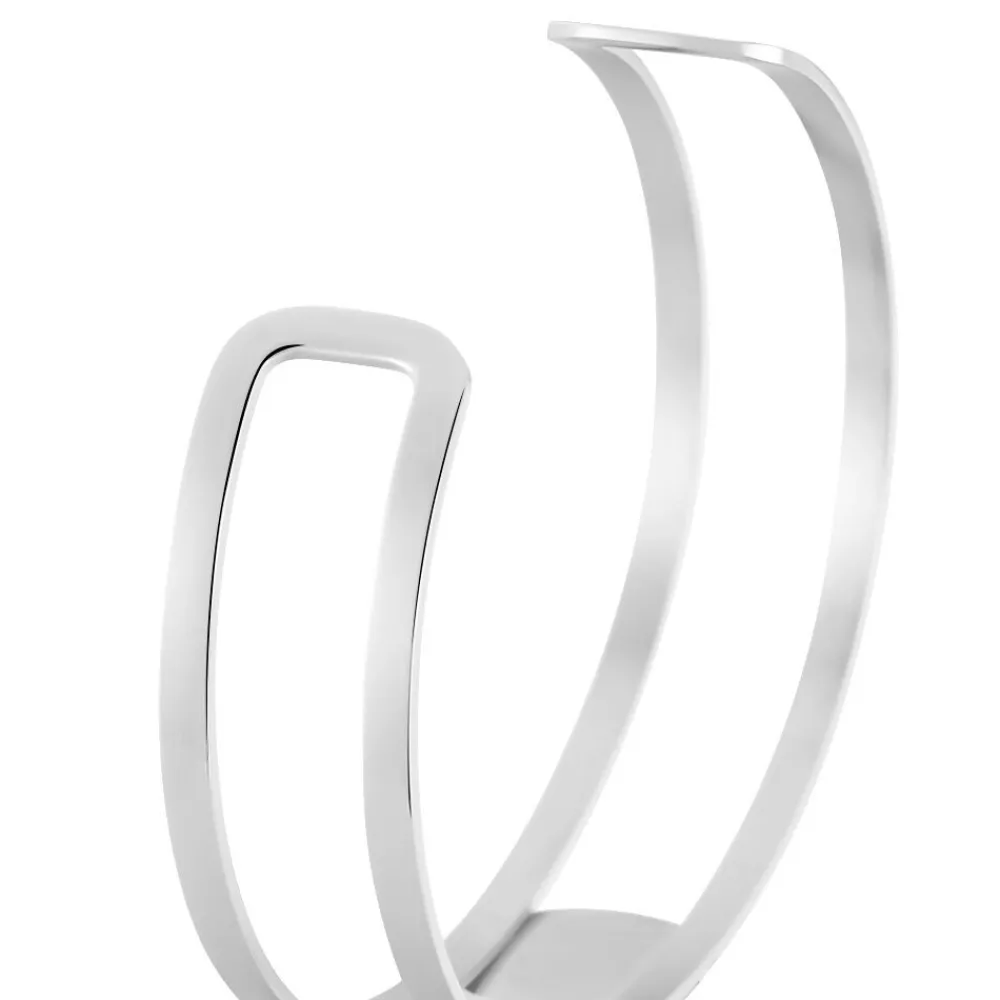 Bracelet Jonc Eline Acier Blanc Pierre De Synthese|IMAGINE Clearance