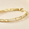 Bracelet Jonc Epiphanieae Plaqué Or Jaune Oxyde De Zirconium|Marc Orian New