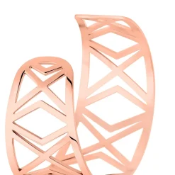 Bracelet Jonc Graphik Line Acier Blanc|Marc Orian Clearance