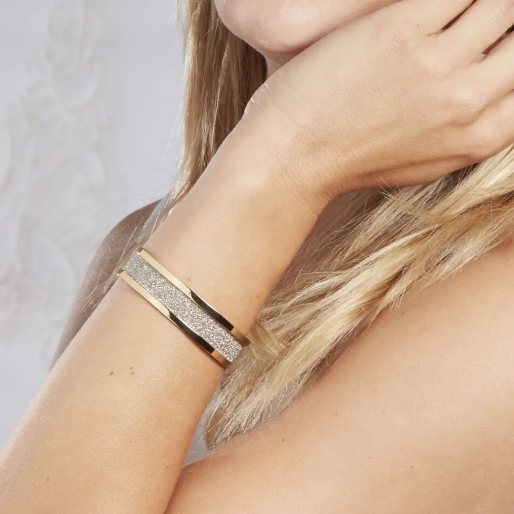 Bracelet Jonc Guila Acier Jaune|IMAGINE Sale