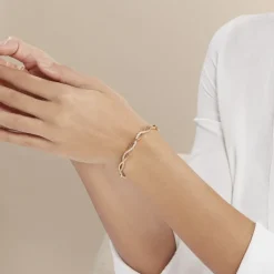 Bracelet Jonc Imae Plaqué Or Jaune Oxyde De Zirconium|Marc Orian Outlet