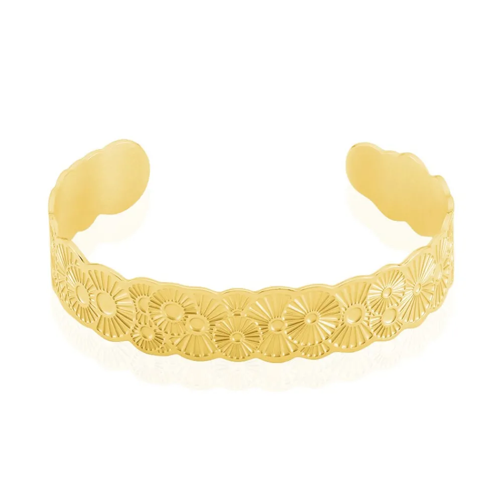 Bracelet Jonc Florette Acier Jaune|IMAGINE Best