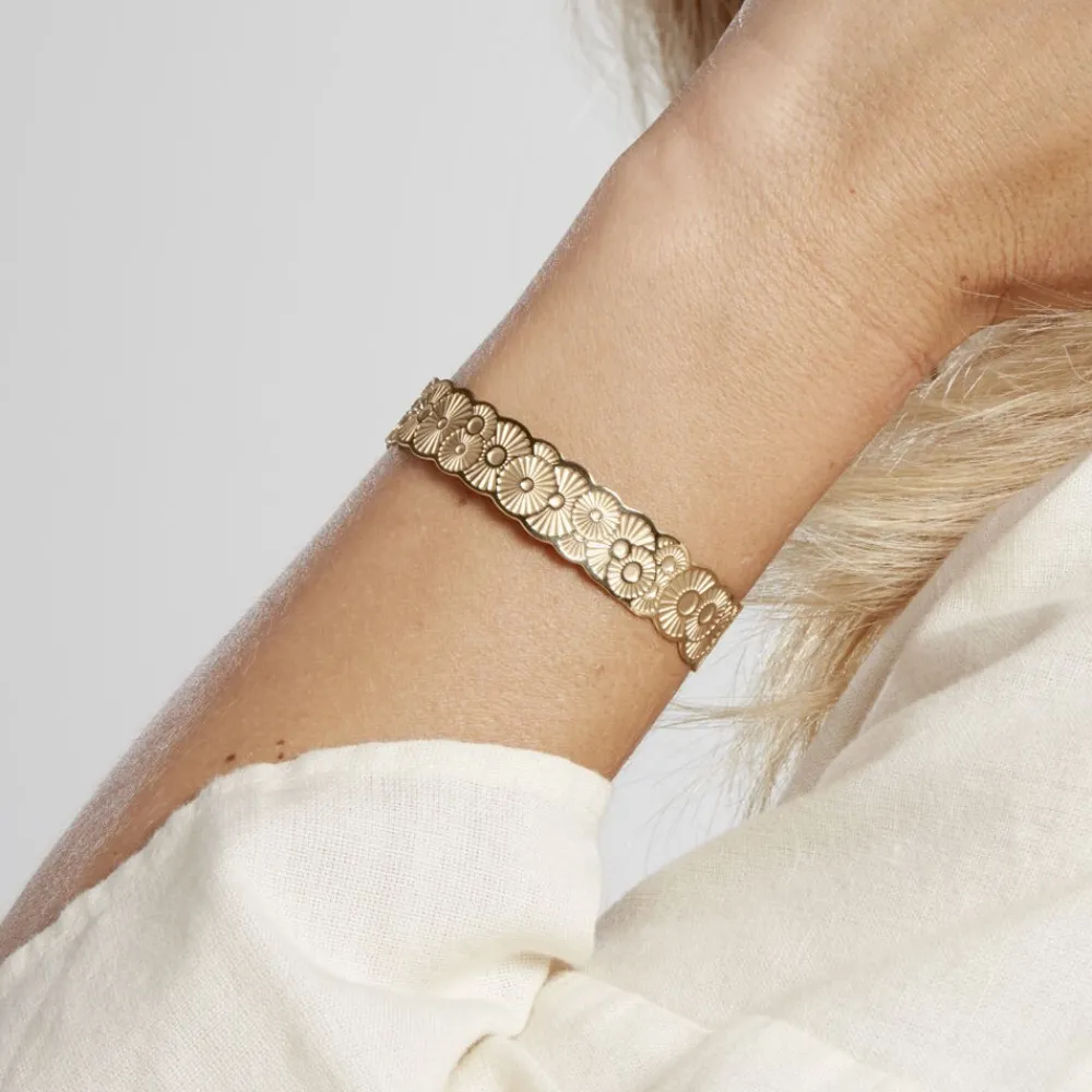 Bracelet Jonc Florette Acier Jaune|IMAGINE Best