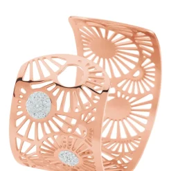 Bracelet Jonc Florette Strass Acier Rose Strass|IMAGINE Discount