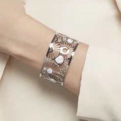 Bracelet Jonc Florette Strass Acier Blanc Strass|IMAGINE Online