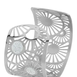Bracelet Jonc Florette Strass Acier Blanc Strass|IMAGINE Online