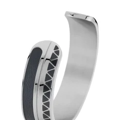 Bracelet Jonc Victoriano Acier Blanc Strass|IMAGINE Sale