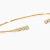 Bracelet Jonc Iza Plaque Or Jaune Oxyde De Zirconium|Marc Orian Clearance