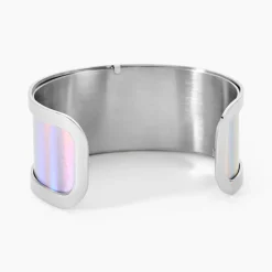 Bracelet Jonc Kayssi Acier Blanc|IMAGINE