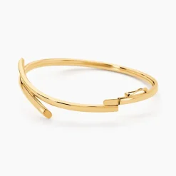 Bracelet Jonc Loise Flexible Or Jaune