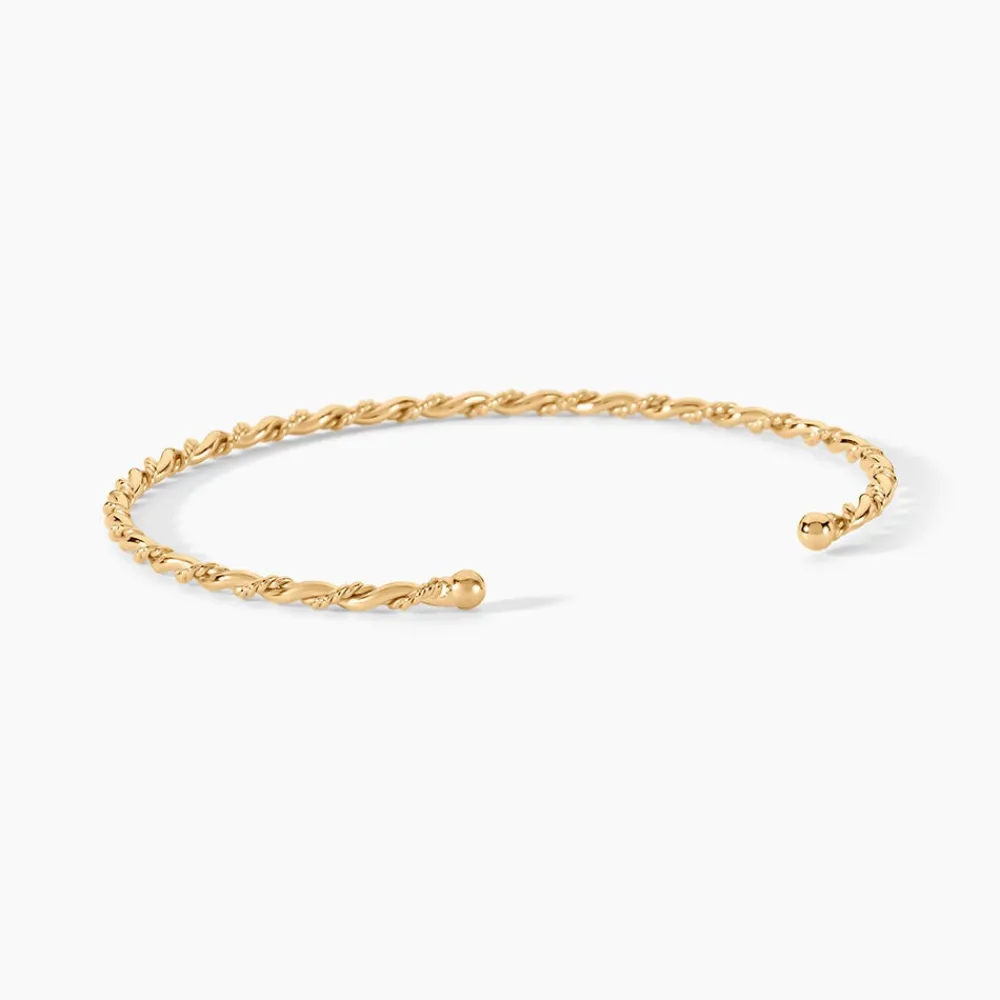 Bracelet Jonc Lou Plaqué Or Jaune|Marc Orian
