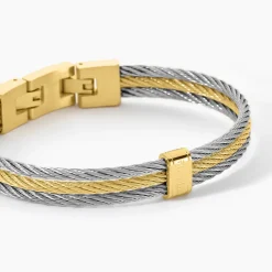 Bracelet Jonc Phebus Him Acier Bicolore