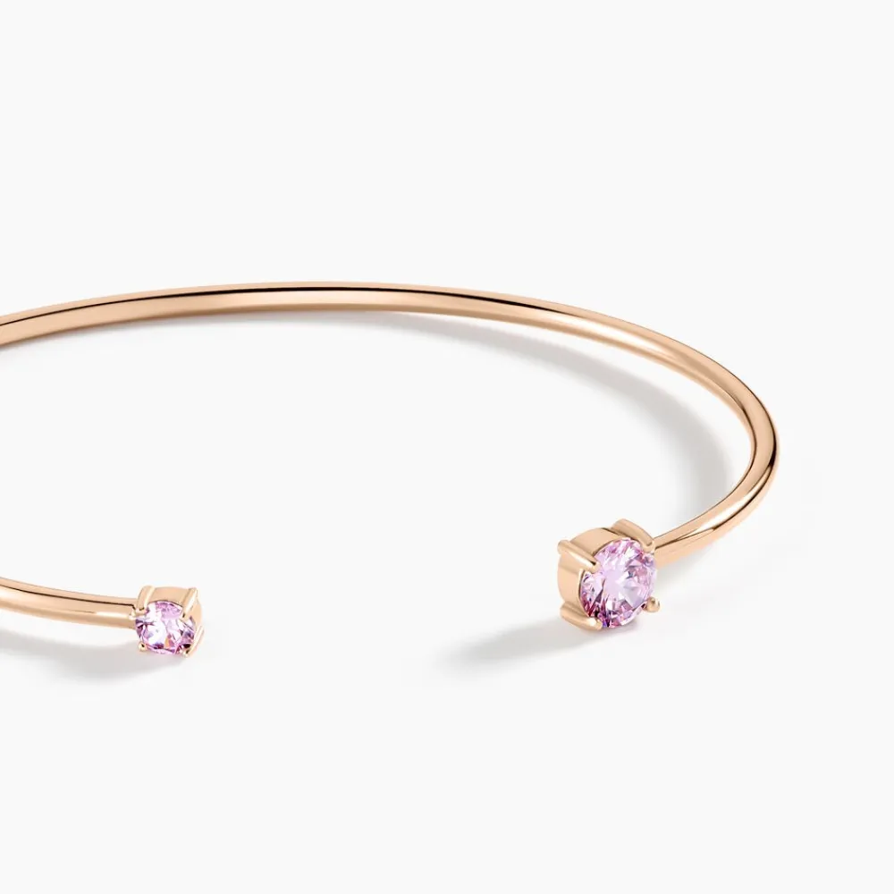 Bracelet Jonc Rio Argent Rose Oxyde De Zirconium|Marc Orian Online