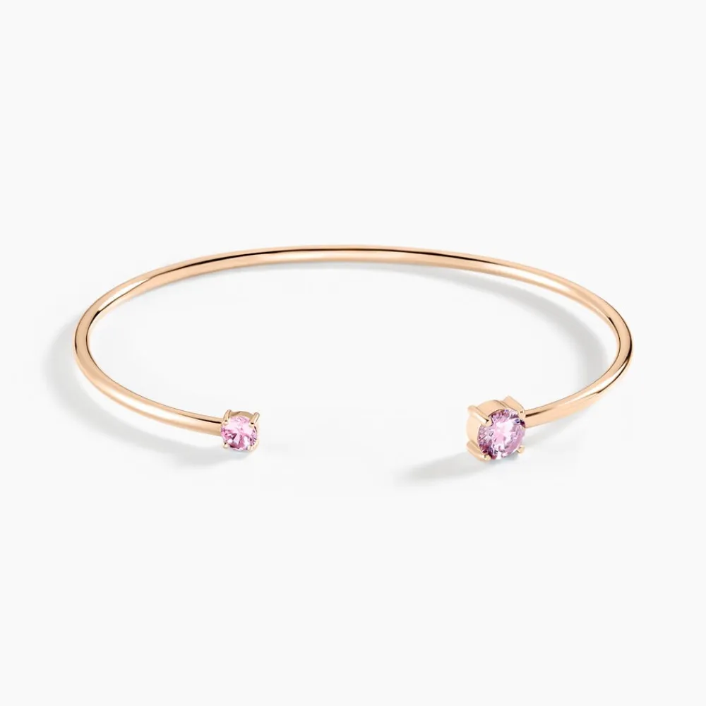Bracelet Jonc Rio Argent Rose Oxyde De Zirconium|Marc Orian Online