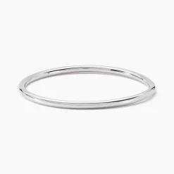 Bracelet Jonc Tabata Argent Blanc