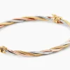 Bracelet Jonc Temani Or Tricolore