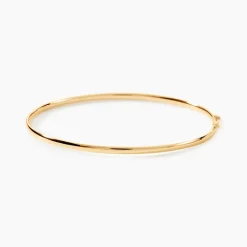 Bracelet Jonc Yuriy Fil Flexible Or Jaune