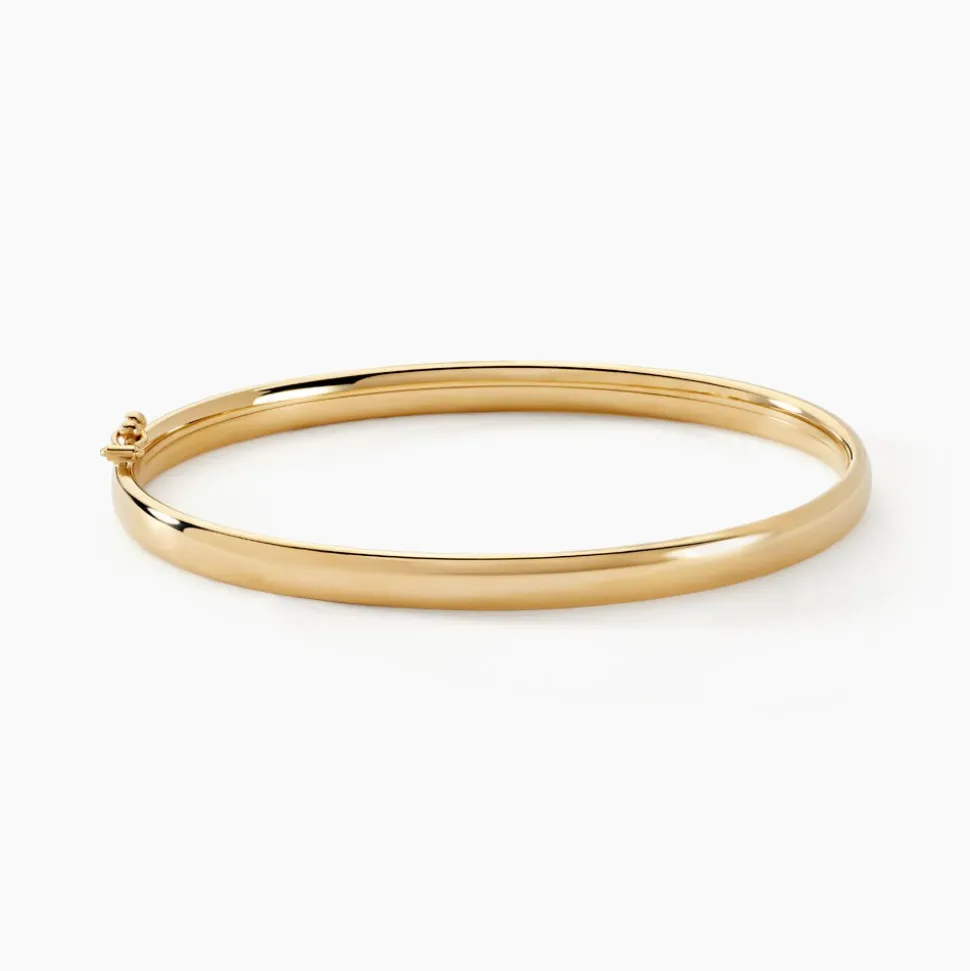 Bracelet Jonc Yuriy Fil Flexible Or Jaune