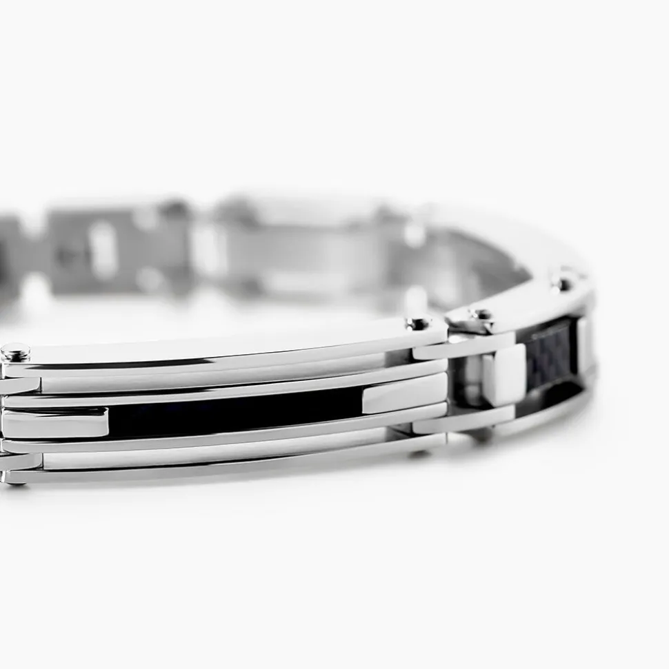 Bracelet Jourdan Acier Blanc