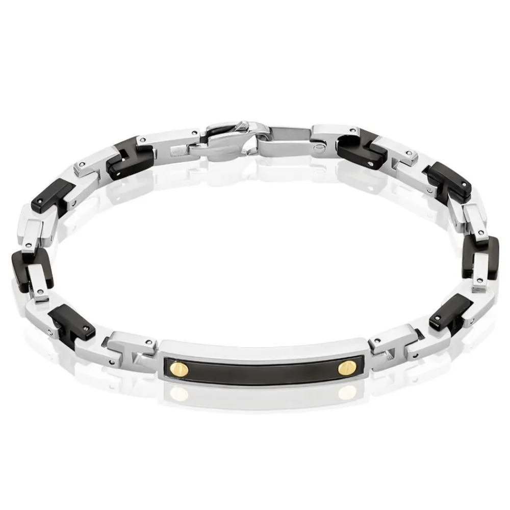 Bracelet Acier Gris|JOURDAN Sale