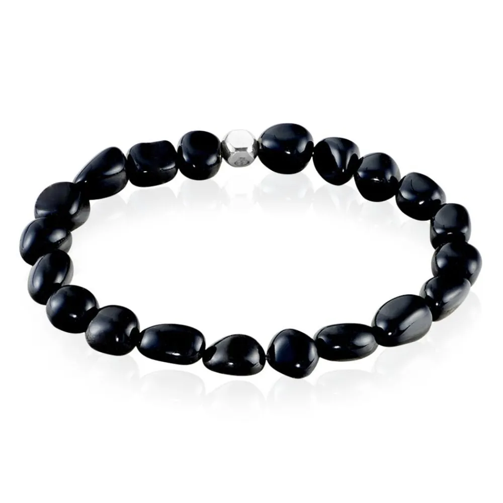 Bracelet Boreal Argent Blanc Agate|JOURDAN Best