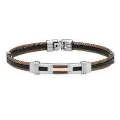 Bracelet Jourdan Corelieae Acier Bicolore