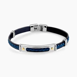 Bracelet Cuir Bleu|JOURDAN