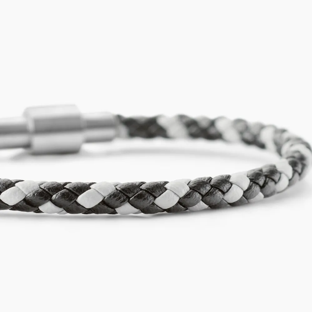 Bracelet Cuir De Vache Bicolore|JOURDAN