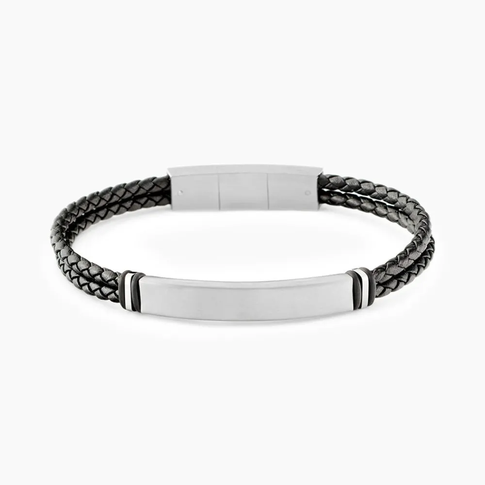 Bracelet Cuir De Vache Noir|JOURDAN Hot