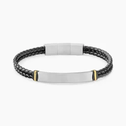 Bracelet Cuir De Vache Noir|JOURDAN Outlet
