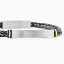 Bracelet Cuir De Vache Noir|JOURDAN Outlet