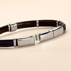 Bracelet Cuir Noir|JOURDAN Outlet