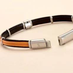 Bracelet Jourdan Cuir Noir