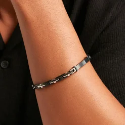 Bracelet Jourdan Halldor Acier Argenté