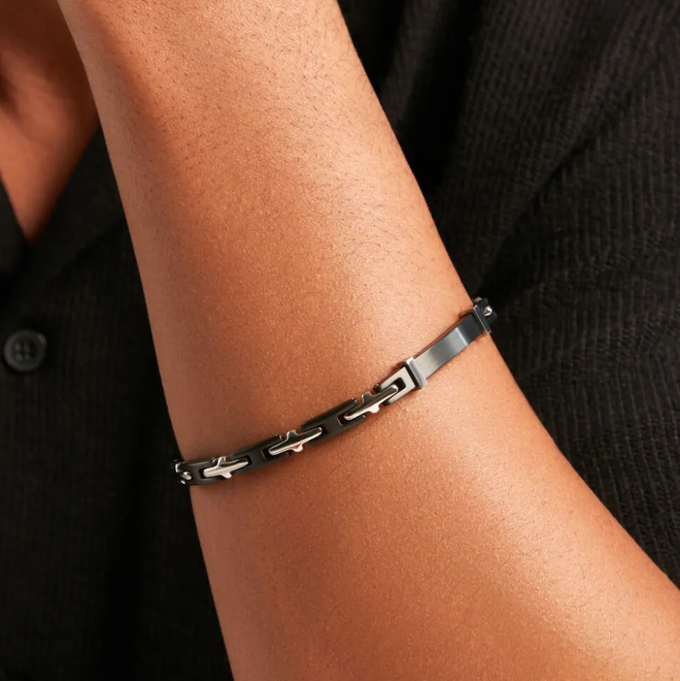 Bracelet Jourdan Halldor Acier Argenté