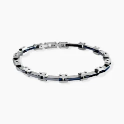 Bracelet Jourdan Iain Acier Argenté