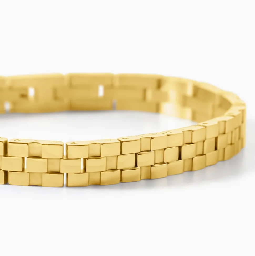 Bracelet Jourdan Manathan Acier Doré