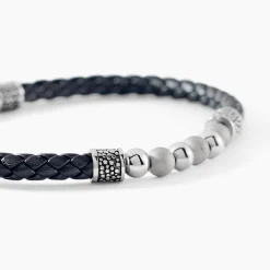 Bracelet Pheonix Cuir Noir|JOURDAN Outlet