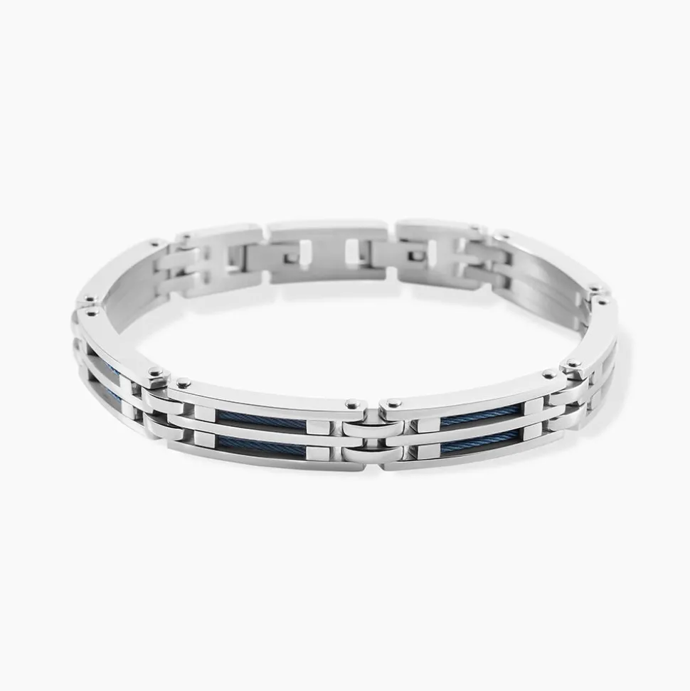 Bracelet Jourdan Priam Acier Argenté