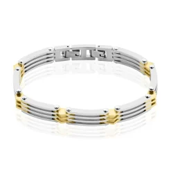 Bracelet Jourdan Rio Acier Bicolore